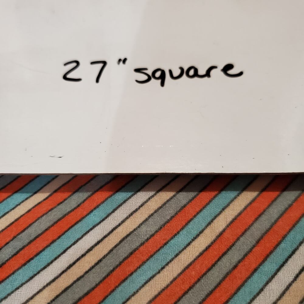 Morsly New York Vintage Retro Striped Square Italian Multicolor Scarf - Picture 6 of 6